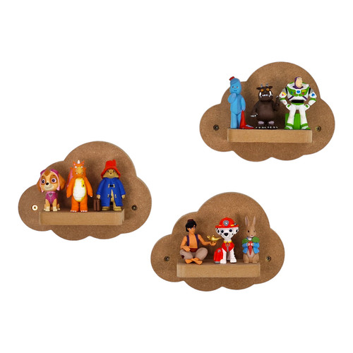 Cloud shaped set - set, shelves