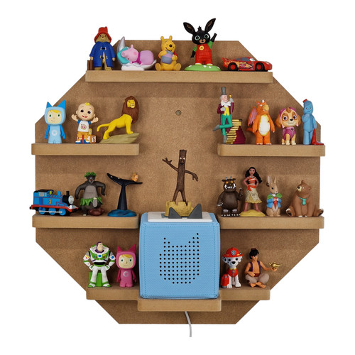 Octagon shaped tonie shelf - shaped,