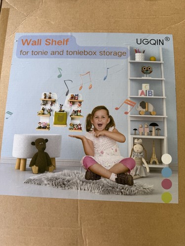 Ugqin shelf wood wall - 3-shelf,